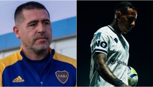 Riquelme y Sebastián Villa