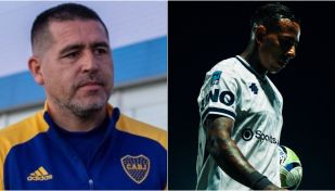 Riquelme y Sebastián Villa