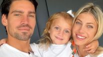 Cande Ruggeri y Nicolás Maccari con su hija Vita