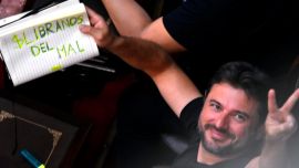 El provocador cartel de Juan Grabois contra el presidente Milei: "$Líbranos del mal"