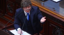 El presidente Javier Milei durante la apertura de las sesiones ordinarias 2026 del Congreso de la Nación