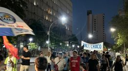 Protesta de docentes en Resistencia