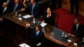 Más de 20 insultos diferentes y el anuncio de una nueva "arquitectura institucional": el discurso de Javier Milei en el Congreso