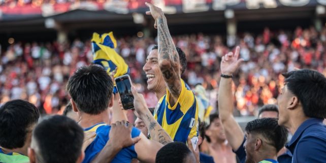 Ángel Di María en el Clásico Rosarino