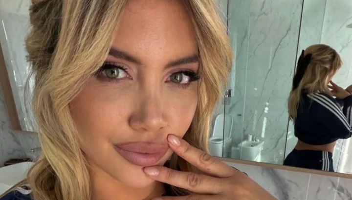 El llamativo video de la casa Wanda Nara desde una lancha y que sorprendió por su colección de carteras