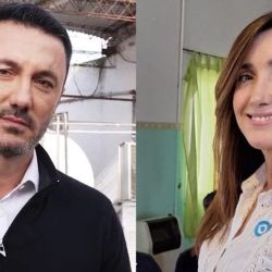 Luis Petri y Victoria Villarruel | Foto:CEDOC