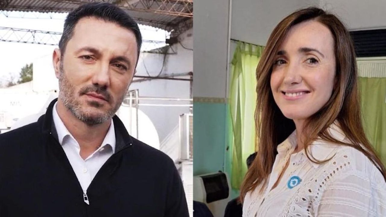 Luis Petri y Victoria Villarruel | Foto:CEDOC