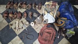 Parte del botín secuestrado.