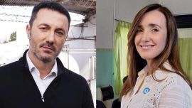 Luis Petri y Victoria Villarruel