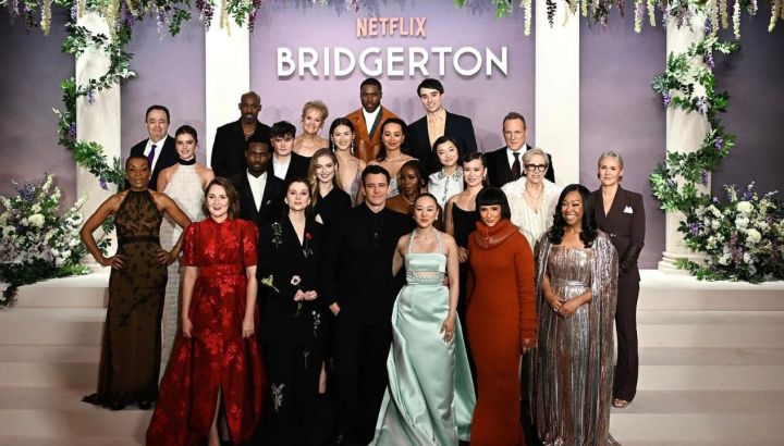 Revelaron las fotos y videos desconocidos de Bridgerton 4