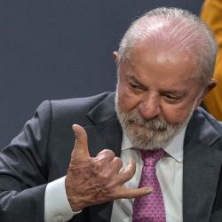 El presidente de Brasil, Luiz Inacio Lula da Silva, durante la Conferencia Nacional del Trabajo en São Paulo, Brasil. Foto de NELSON ALMEIDA / AFP | Foto:AFP