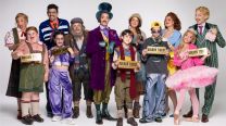 El elenco de "Charlie y la Fábrica de Chocolate"