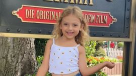 Así fue el cumple de Emma, la hija de Evangelina Anderson: parque de diversiones privado y doble torta de princesa