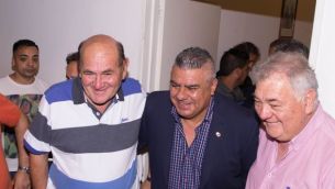 Claudio Tapia y Emeterio Farías