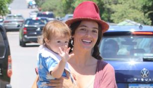 Calu Rivero y su hija Bee