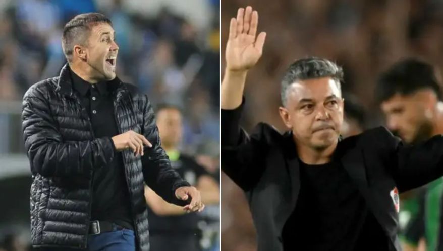 Eduardo Coudet y Marcelo Gallardo