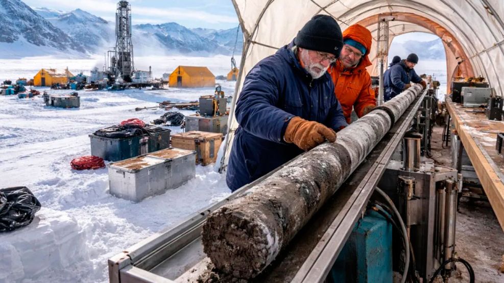 Científicos hallan evidencias de un océano prehistórico tras perforar el suelo antártico 04032026
