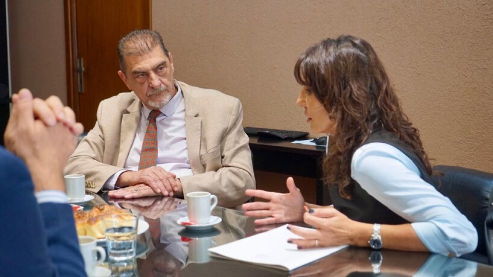 De la Sota junto a Rubén Soro, rector de la UTN 