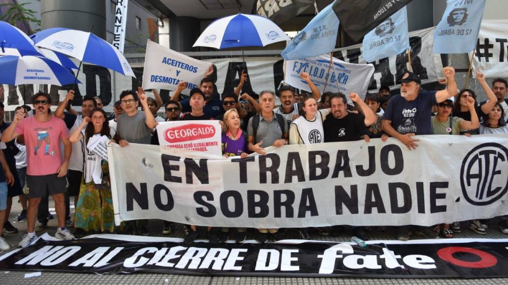 Manifestación en Ministerio de Trabajo 04032026
