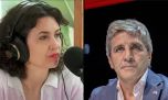 Julia Mengolini propone guillotina para Luis "Toto" Caputo