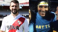Lucas Pratto y Hugo Gatti