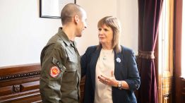 Patricia Bullrich recibió al gendarme Nahuel Gallo 05032026