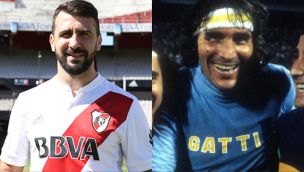 Lucas Pratto y Hugo Orlando Gatti