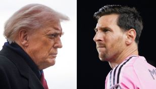Donald Trump y Lionel Messi