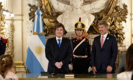 Presidente tomó juramento a Juan Bautista Mahiques como nuevo ministro de Justicia 05032026