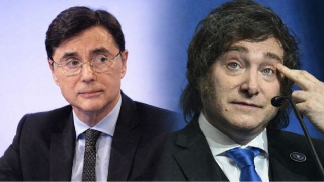 Jorge Fontevecchia y Javier Milei