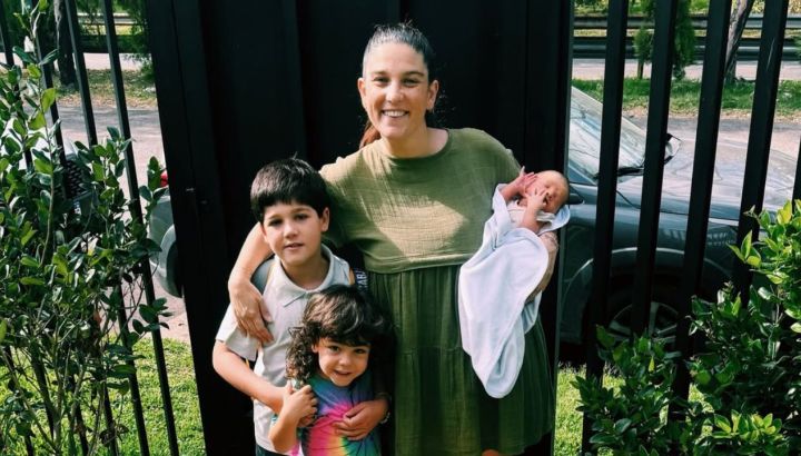 Juana Repetto reveló por qué saca a pasear a su hijo recién nacido