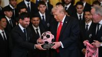Donald Trump y Lionel Messi en la Casa Blanca