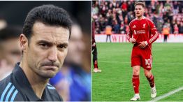 Lionel Scaloni y Alexis Mac Allister