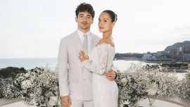 Charles Leclerc y Alexandra Saint Mleux se casaron en Mónaco: todas las fotos