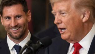 Lionel Messi y Donald Trump