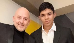 José María Muscari y su hijo Lucio