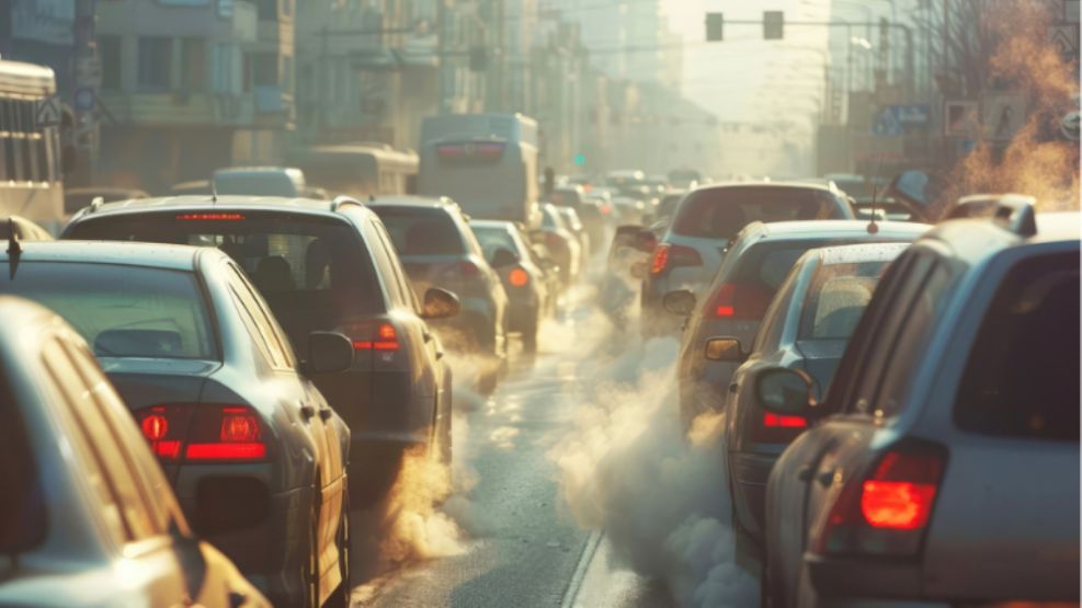 contaminacion y congestion autos 