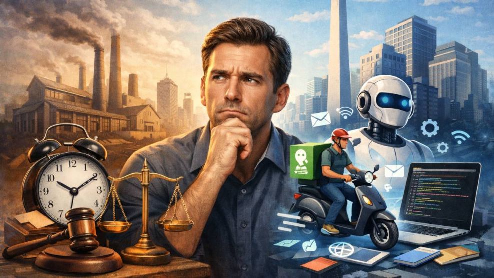 El contraste entre el trabajo tradicional y moderno 06032026