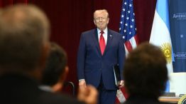 El presidente de Estados Unidos, Donald Trump, en la cumbre Escudo de las Américas