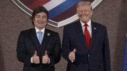 El presidente de Estados Unidos, Donald Trump, recibió a Javier Milei en la "Cumbre Escudos de las Américas"