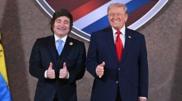 Javier Milei llegó a la cumbre “Shield of the Americas” y fue recibido por Donald Trump