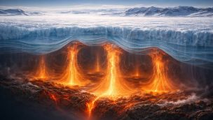 Simulación del hielo profundo en Groenlandia