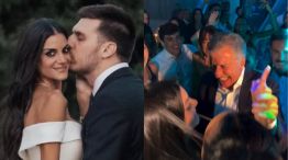 Emily Lucius, Rodrigo Valladares y Mauricio Macri