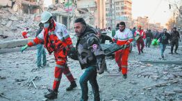 Teherán. Barrios de la capital iraní fueron sacudidos por los ataques estadounidenses e israelíes.