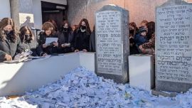 Milei visitó la tumba de una de las figuras que admira del judaísmo, el “Rebe de Lubavitch”