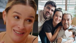 Aníbal Pachano, Sofía Pachano y Santiago Ramundo junto a Vito