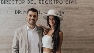 Emily Lucius y Rodrigo Valladares Macri 