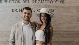 Emily Lucius y Rodrigo Valladares Macri 