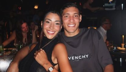 Nahuel Molina y Barbi Occhiuzzi