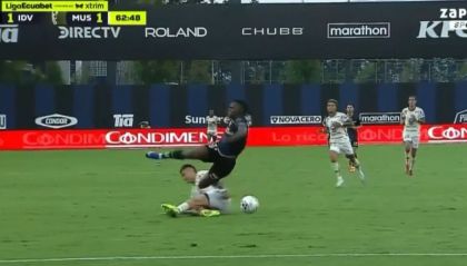 Brian Negro lesionó a Jean Pierre Arroyo